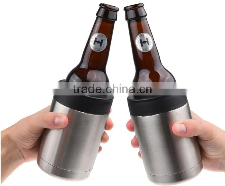 12 ounce 350ml #304 18/8 stainless steel bear beverage cold insulated BPA free water bottle cup/can
