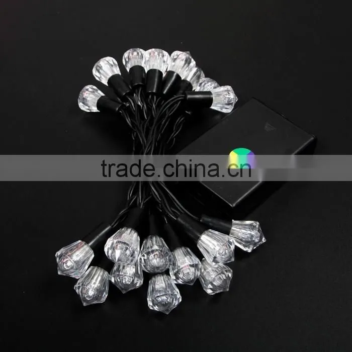 LED diamond string lights outdoor