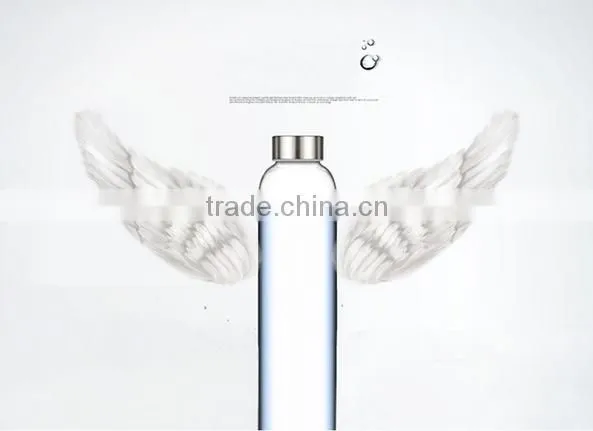Promotional glass sport water bottle