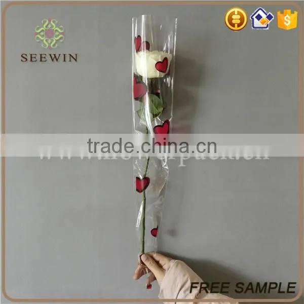 clear single stem plastic sleeve