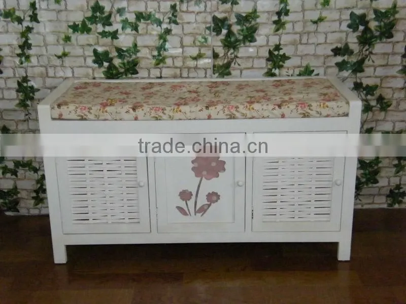 home decor wooden shoe rack, wooden footstool,wooden shoes shelf