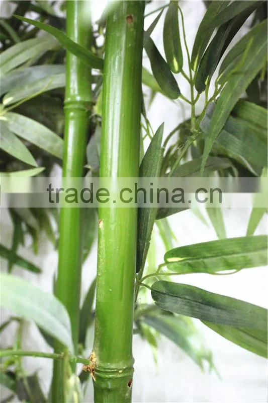 Home garden for hotel decoration 140cm Height making artificial live plastic green bamboo bonsai tree EZZPZ06 0201