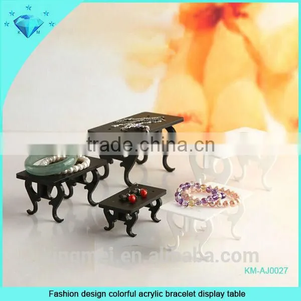 exhibition acrylic jewelry display rack