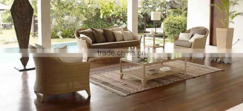 Garden Furniture Antique Wcker Best Fabric Sofa Set AK1272