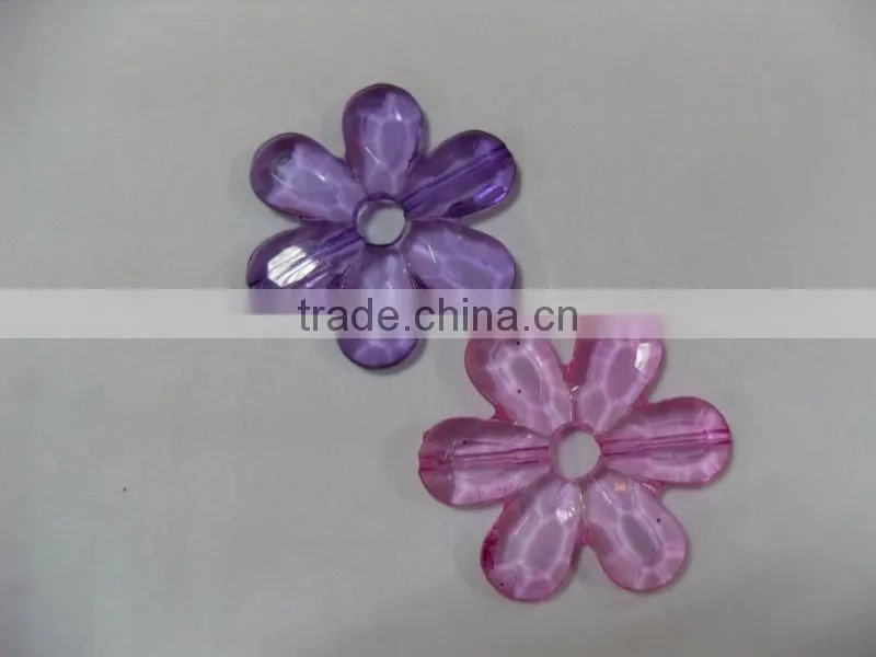 Wholesale multi-color acrylic flower decoration