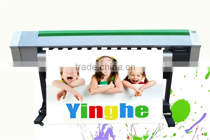 100% warranty large format eco solvent vinyl printer 1.8m