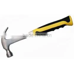 Claw Hammer With Double Color Plastic Coating Shaft