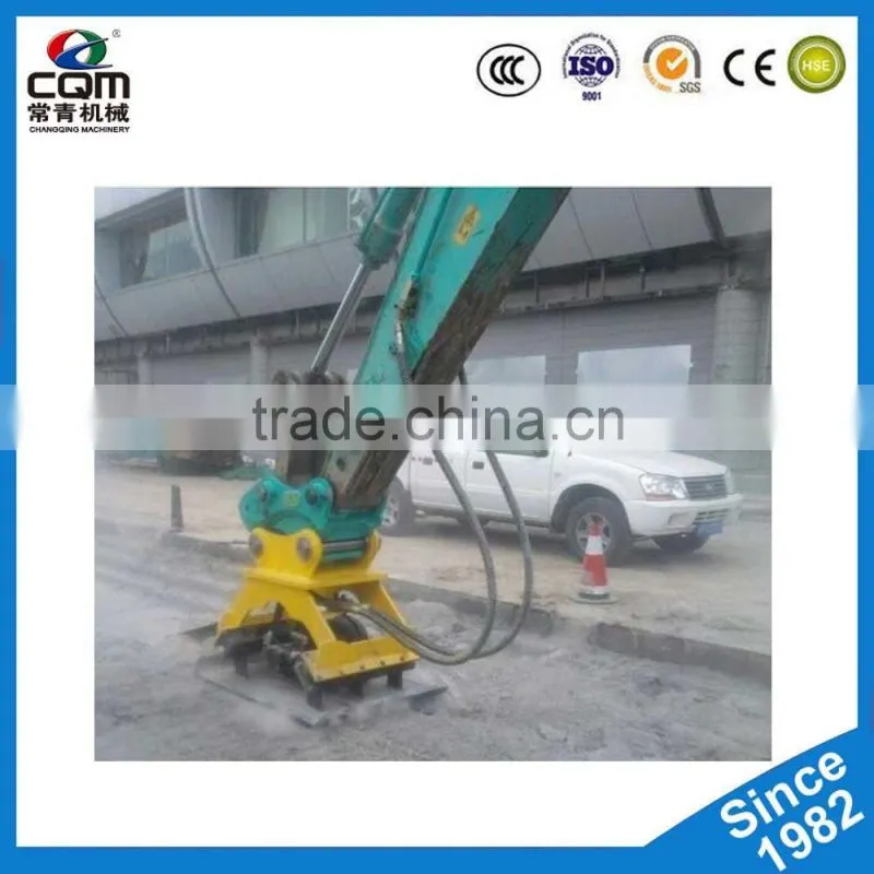 Superior quality excavator mounted hydraulic vibration compactor/excavator attachment
