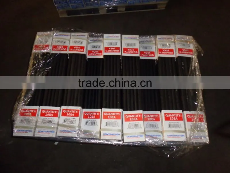 flat balck painted steel drawn nail stake on sale china supplier