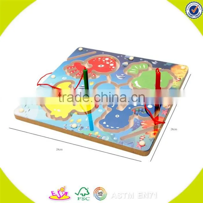 wholesale baby wooden toy maze popular kids wooden toy maze top fashion children wooden toy maze W11H012