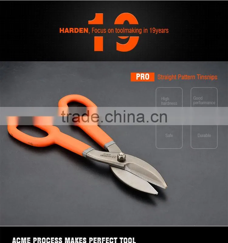 Exported Good Quality Straight Pattern Tinsnips Hand tools Germany Type Tin Cutter