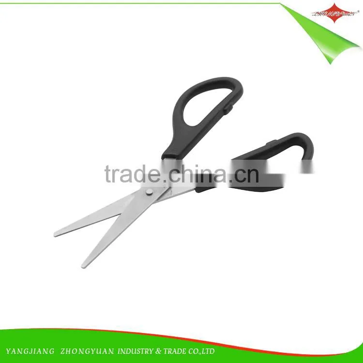 ZY-J7002 6 inch Stainless Steel Blade Sharp Edge Student Paper Office Cutting Scissors
