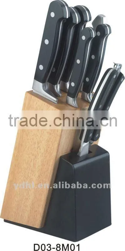 6PCS forge knife block set