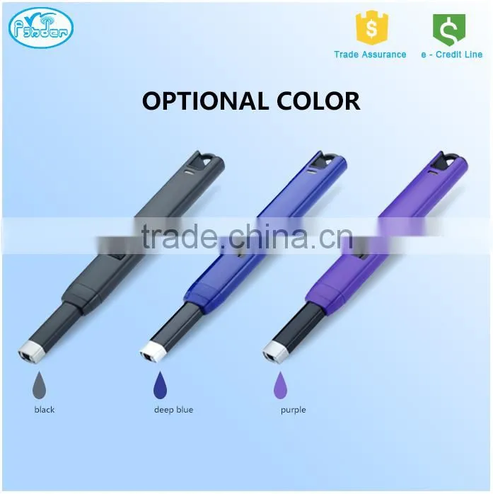 fashion Aliuminum usb charge kitchen lighter