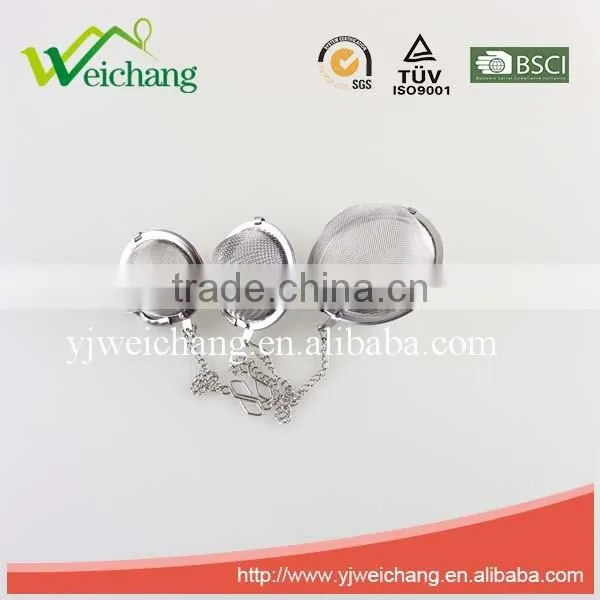 WCL029 Wooden Handle Stainless Steel Tea Ball