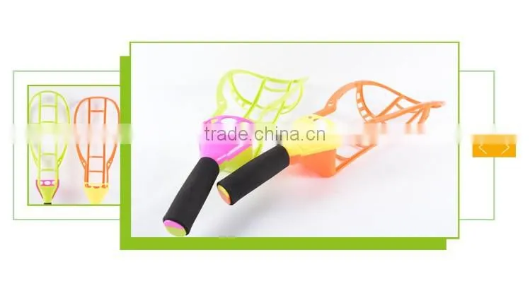 Top sale children sports toys plastic throw and catch two part plastic ball