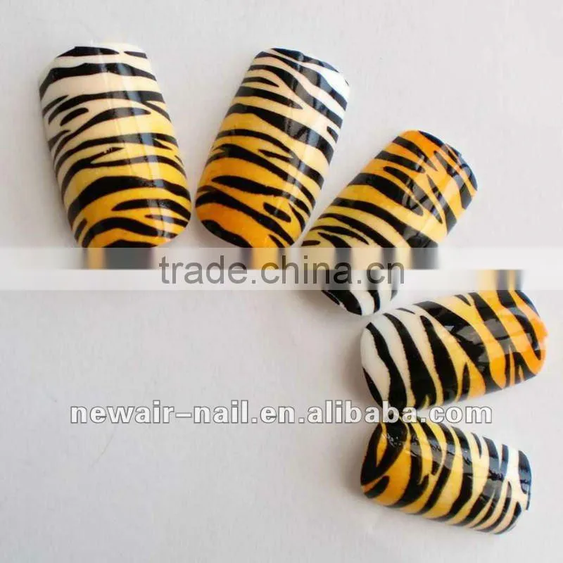 ANIMAL PATTERN NAILS& METALIC ART NAILS TIP