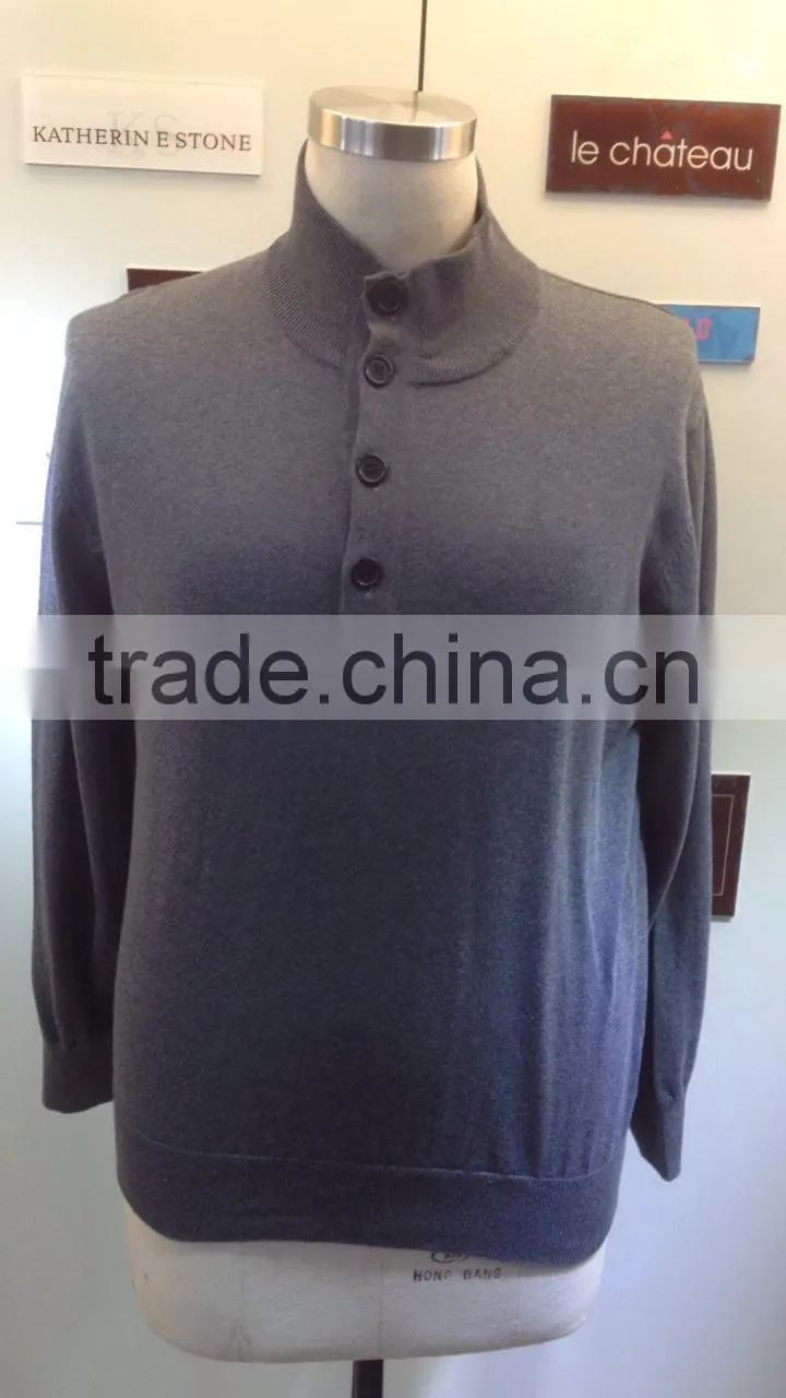 2015 new fashion men's dress in 12GG pullover