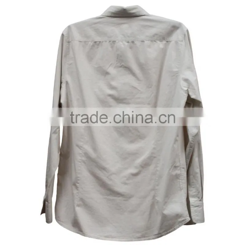 Office casual wear shirt women elegant 100%cotton formal shirt loose fit solid white shirt