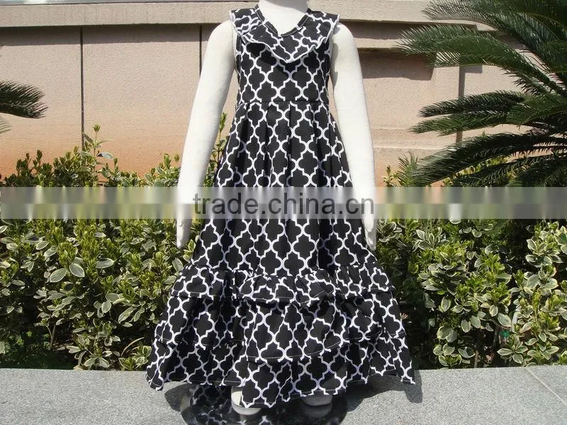 wholesale childrens boutique clothing fancy baby girls maxi dress