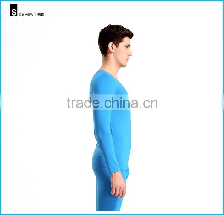 Invisible O Neck Seamless Winter Polypropylene Young Men Baselayer Underwear
