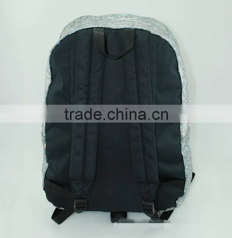 HFR-YB-131 2016 H ot sales PU backpack flashing light factory