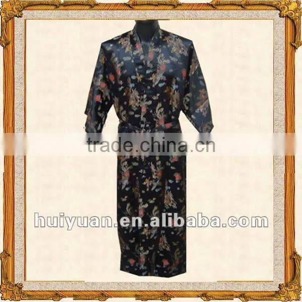 3 different colors for silk kimono robes