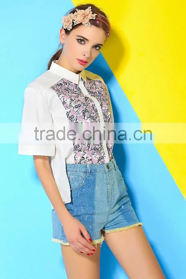 HOYUGO hot selling plain women fitted blank t-shirts women t shirt