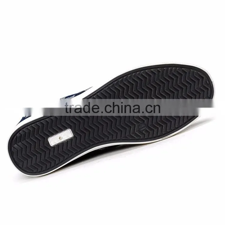 New fashion designs canvas shoes men sneakers manufacturer china 2017