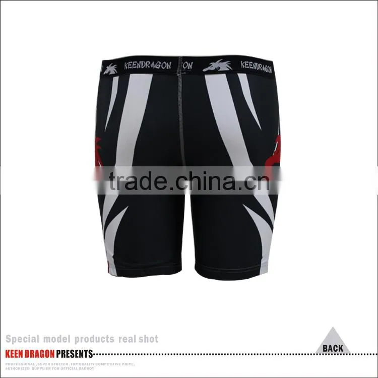 new design mma sportswear professional cheap compression shorts