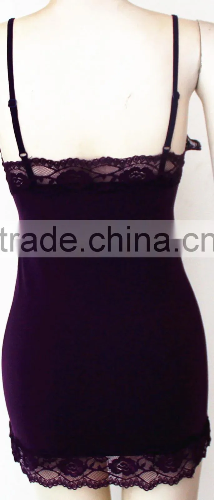 Seamless sexy spandex lace dresses for women