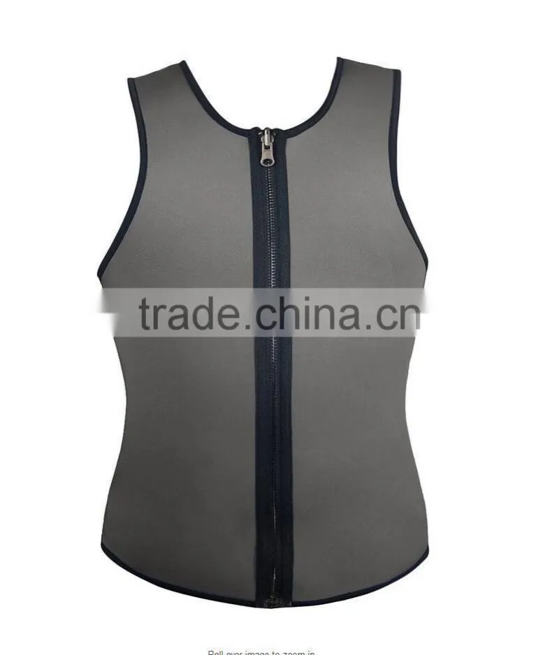 Men Ultra Sweat Thermal Muscle Shirt hot shapers Neoprene slimming body shaper belly waist and abdomen Belt Shapewear Tops Vest