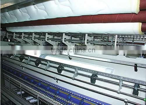 Computerized multi needle industrial mattress panel quilting machines