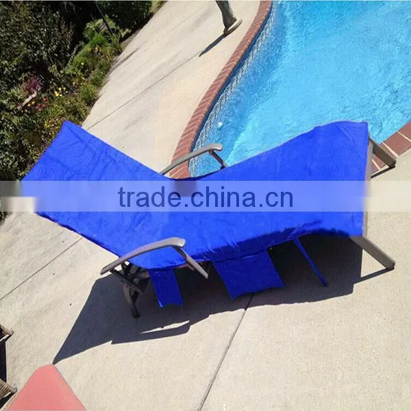 100% microfiber printed beach chair cover