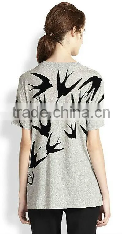 100% Cotton Graphic Print Boyfriend Tee