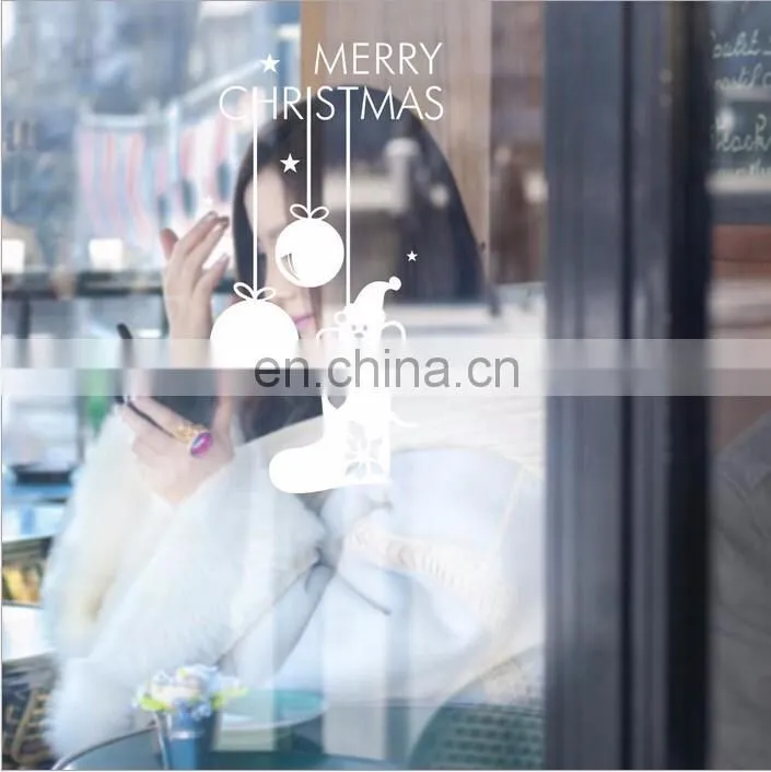 Christmas Ball and Sock Window/Wall Sticker Christmas Decoration