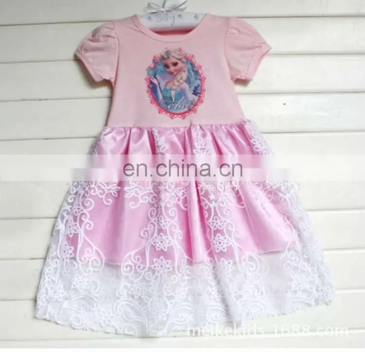 2014 Hot Sale Elsa Girl Party Dress , Frozen Elsa Dress