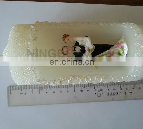 wedding/home decoration/valentine hand carved candles