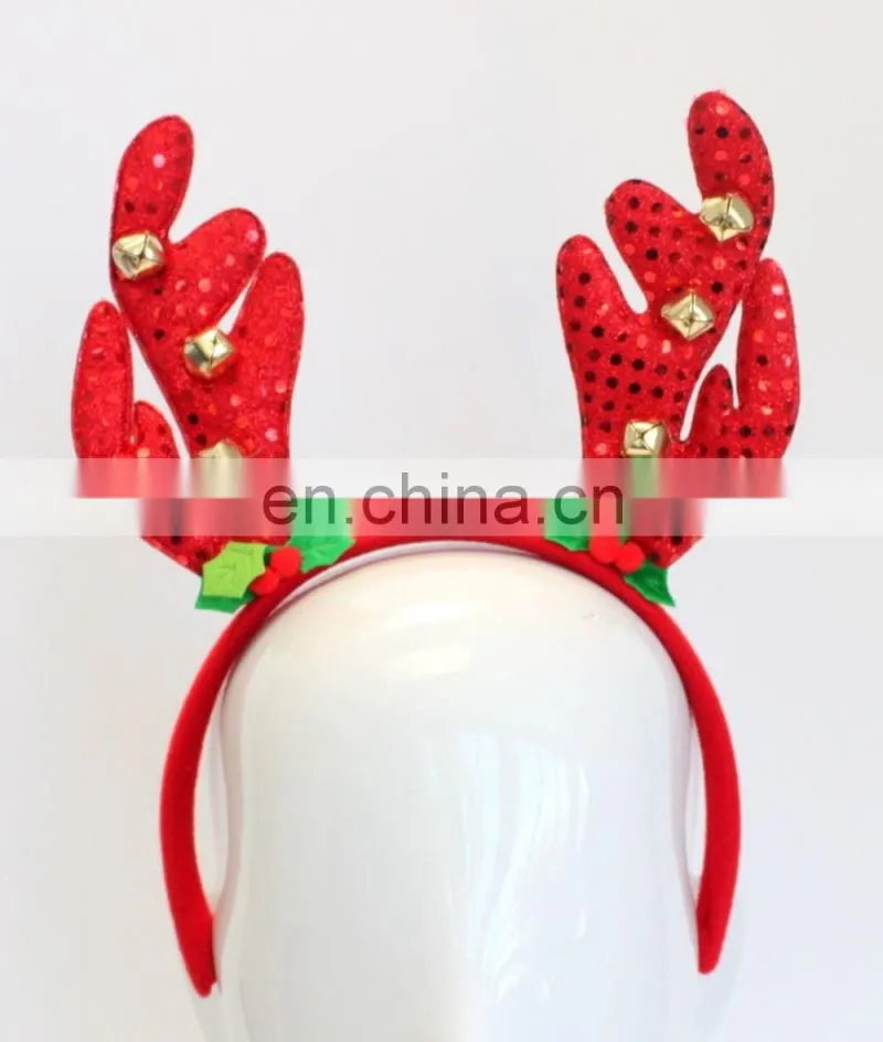 wholesale cheap cute christmas headband with Elf hat