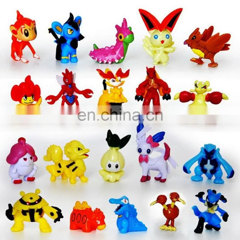 2016 Hot Selling Pokemon Pikachu Toy 8-12cm Pokemon Go Figure Toy Pokemon