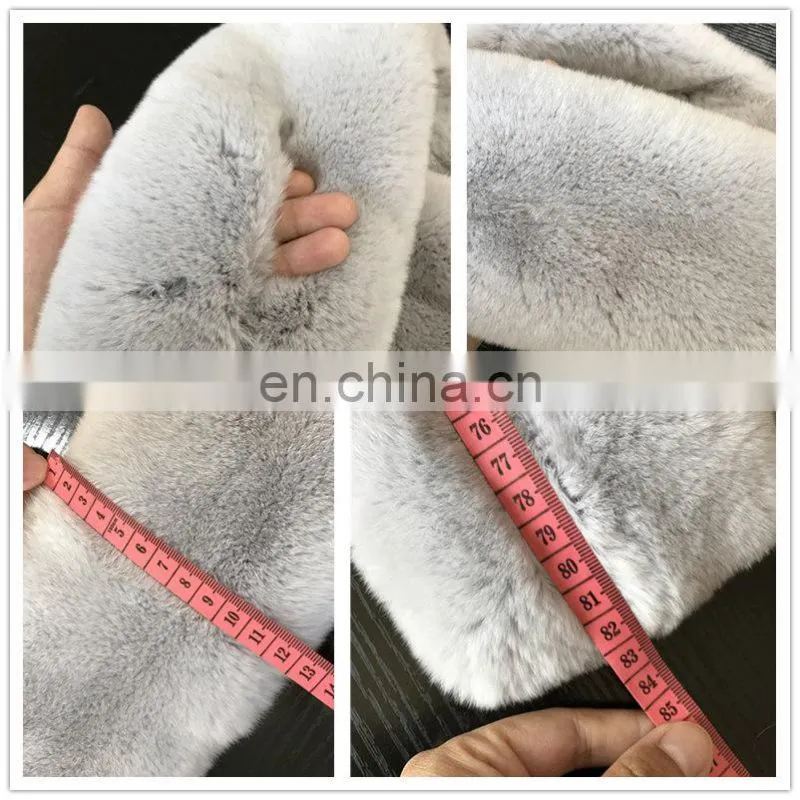 2016 Winter Women Real Rabbit Fur Scarf Wholesale / Scarf Factory China