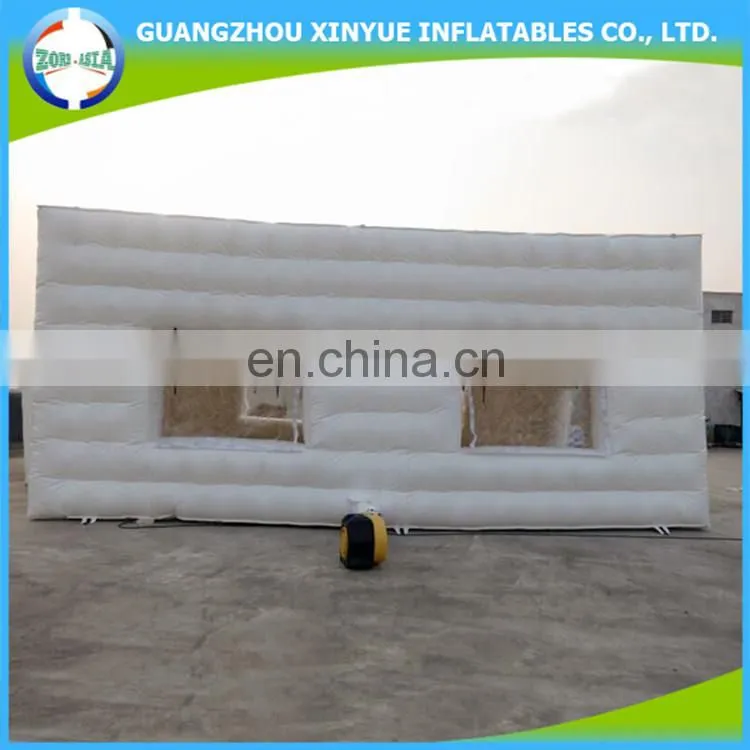 Inflatable outdoor cube camping bubble tent for exhibition