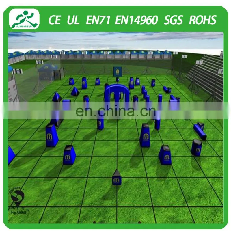 19 pcs for 1 set inflatable paintball bunkers,inflatable bunkers,millennium field paintball bunker