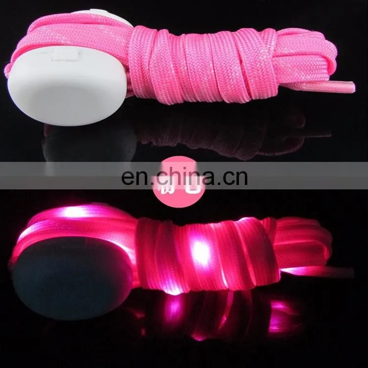 LED lighting nylon shoelace,dancer lighting shoelace