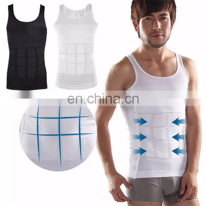 2016 Men's Slimming Singlet Walmart Slimming Corsets Undershirt Shapewear Vest