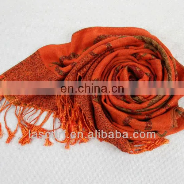 jacquared thick winter shawl
