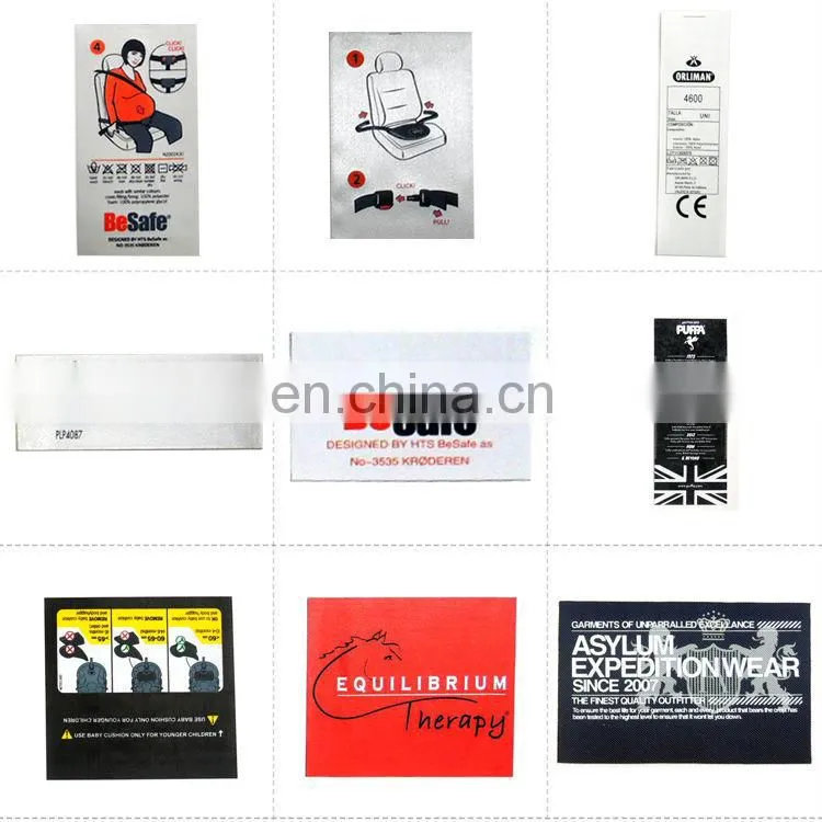 clothing label print and cloth label
