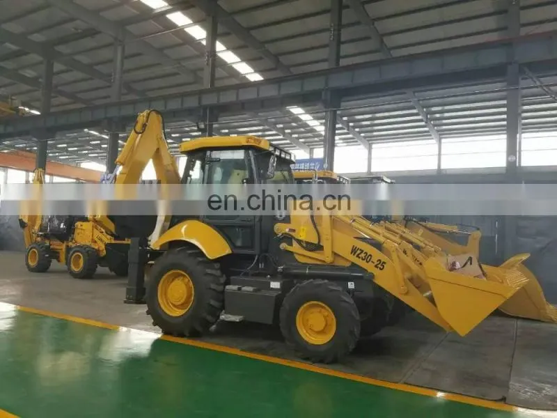 China factory hydraulic WZ30-25 small backhoe loader