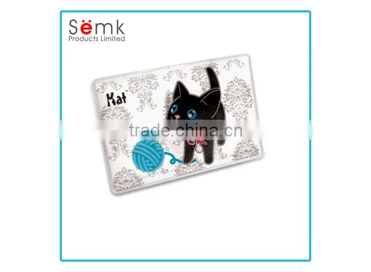 Customized design credit card holder with animal printing