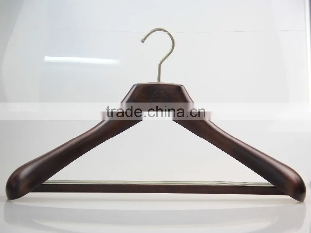 customize wooden top hanger coat hanger